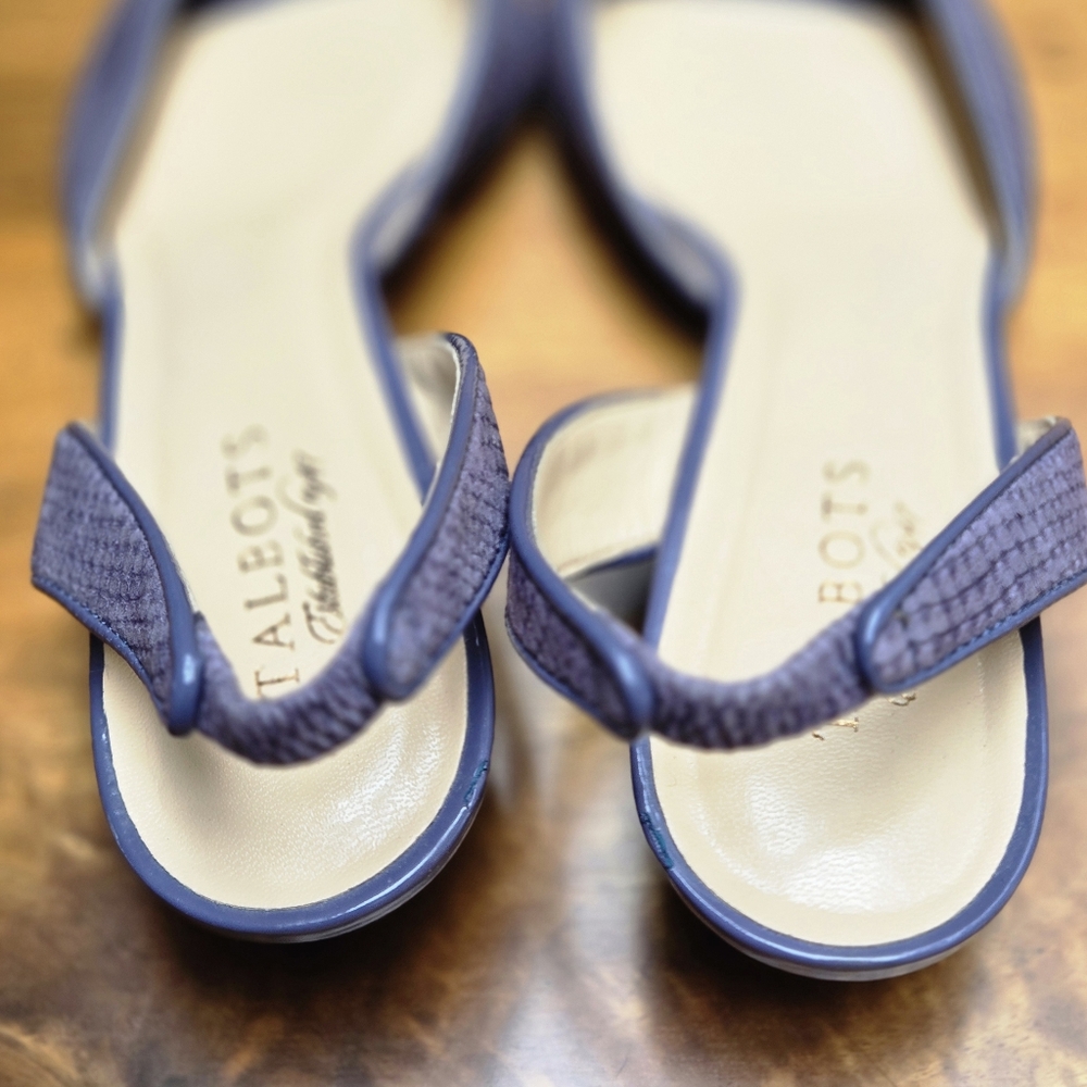 Talbot's leather sandles. Lilac. 9B - Picture 6 of 13